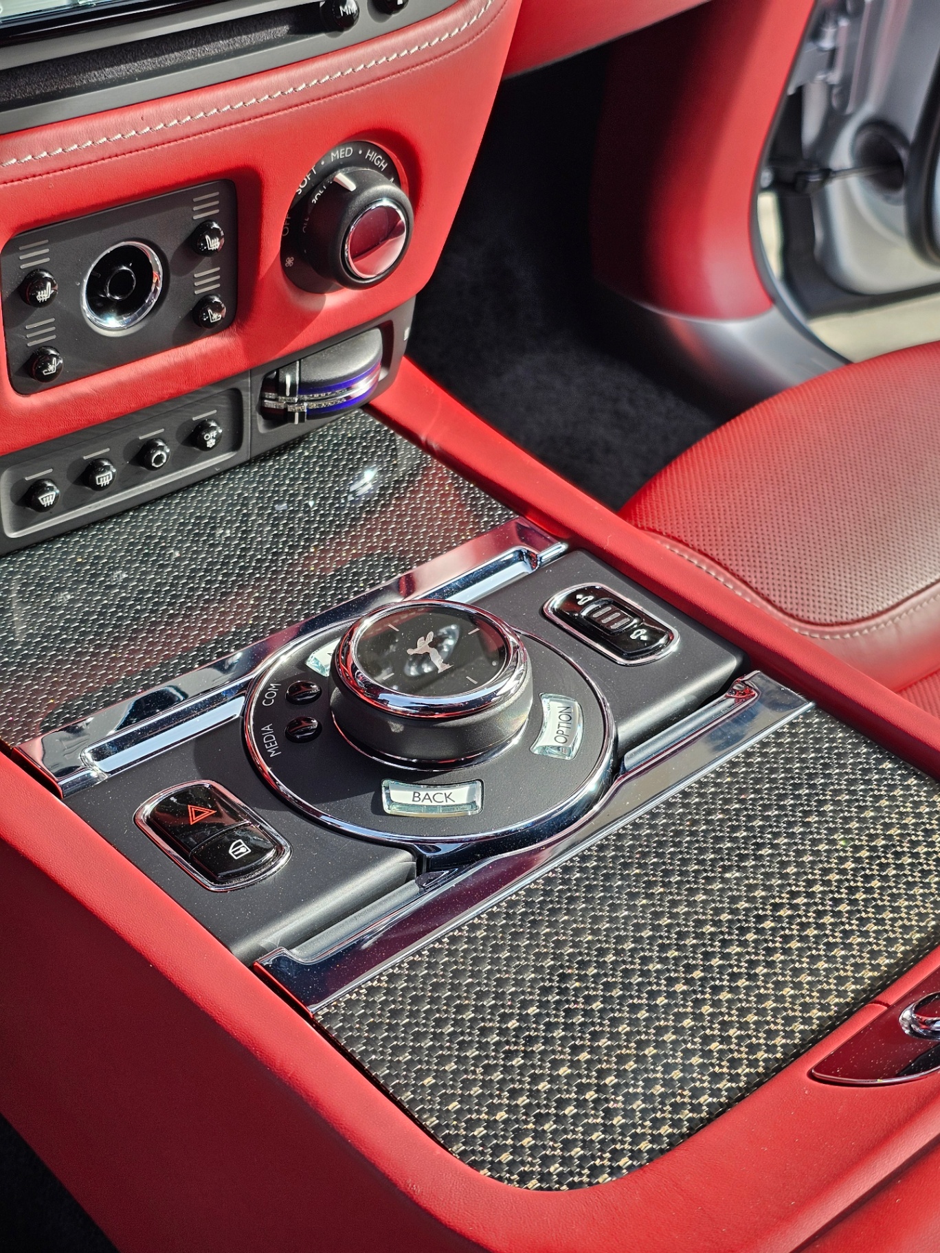 Rolls-Royce Console Detail